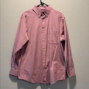 Roundtree & Yorke Trademark Red and Blue Plaid Shirt